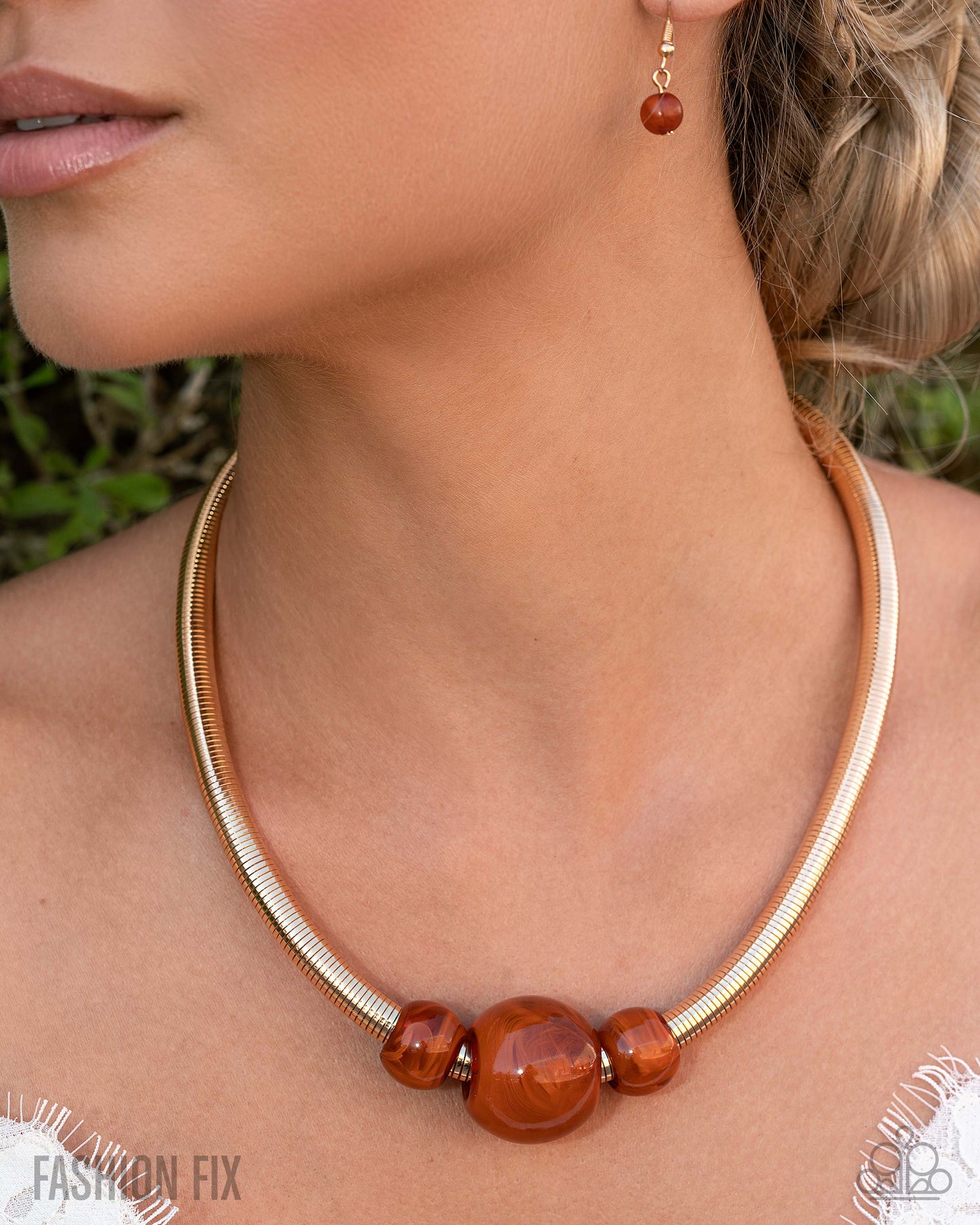 Sleek Shift - Gold Necklace