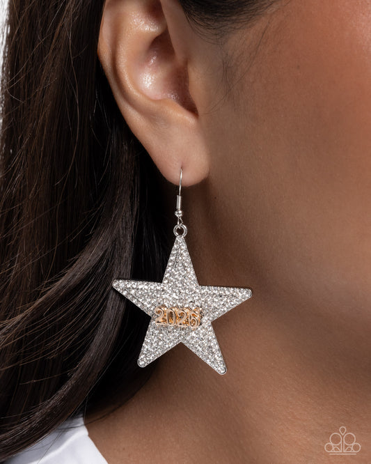 Celebratory Character - White Earring