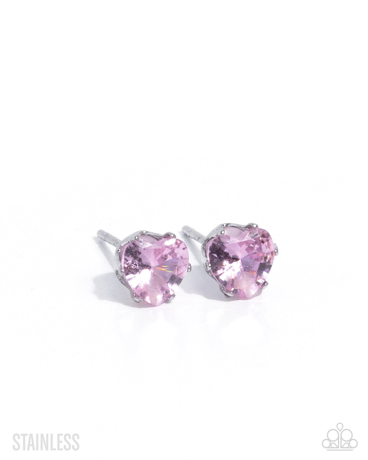Simple Sweetheart - Pink Earring