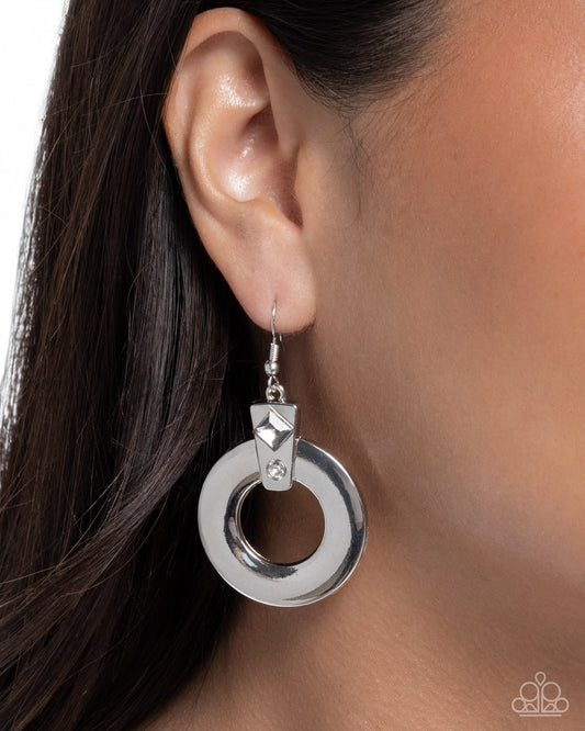 Dedicated Delight - Silver Earring