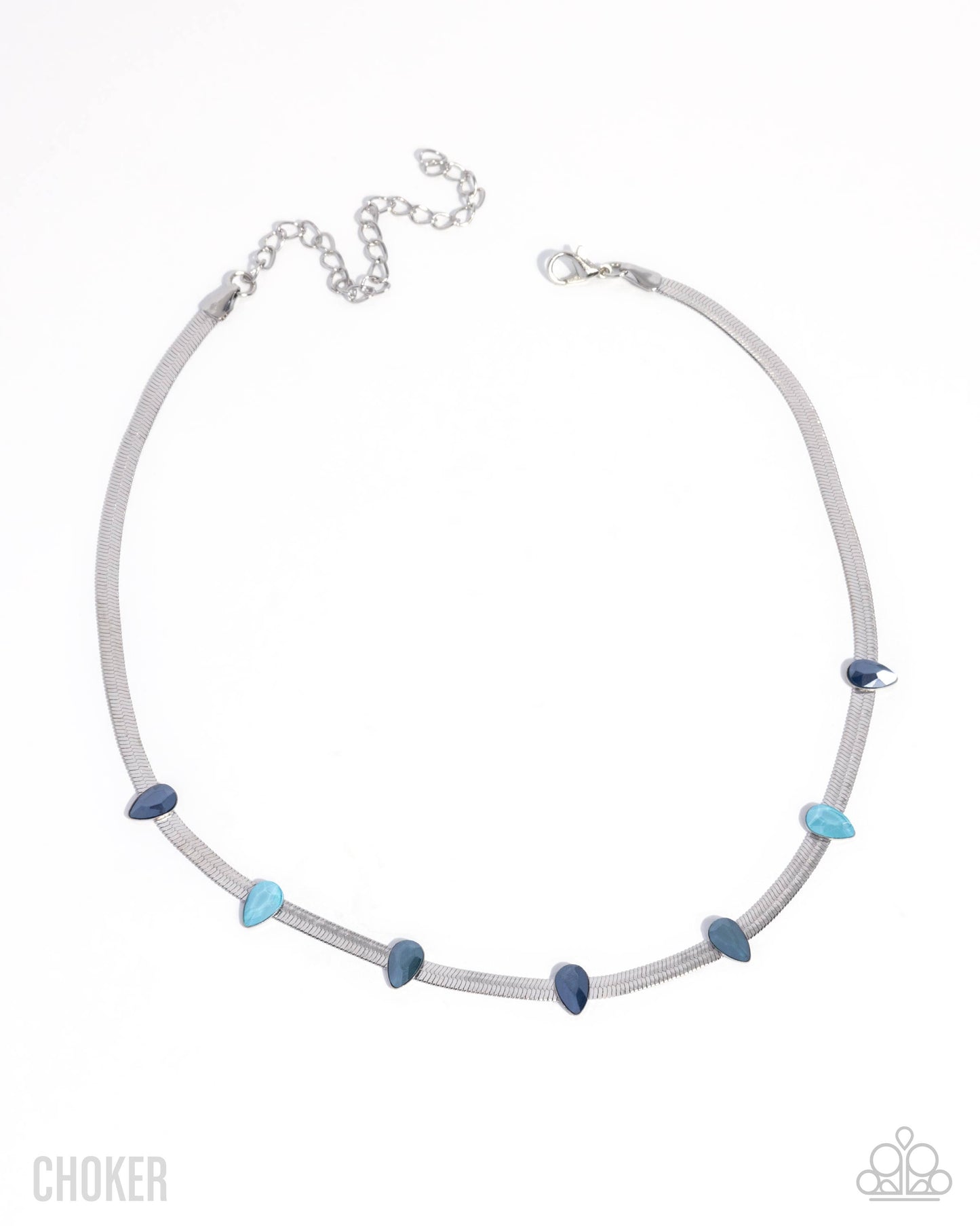 Drawing Attention - Blue Necklace