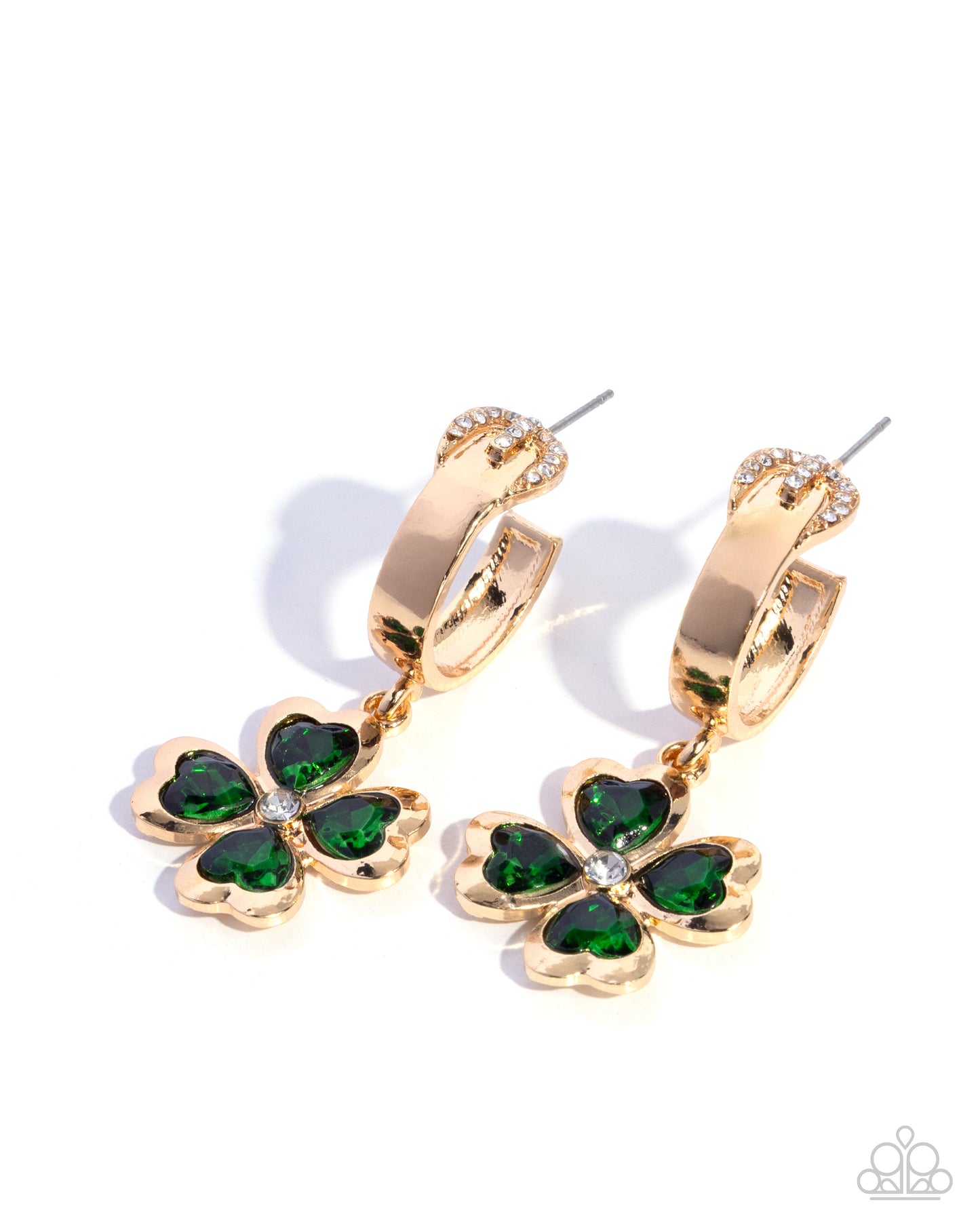 Lavish Luck - Green Earring