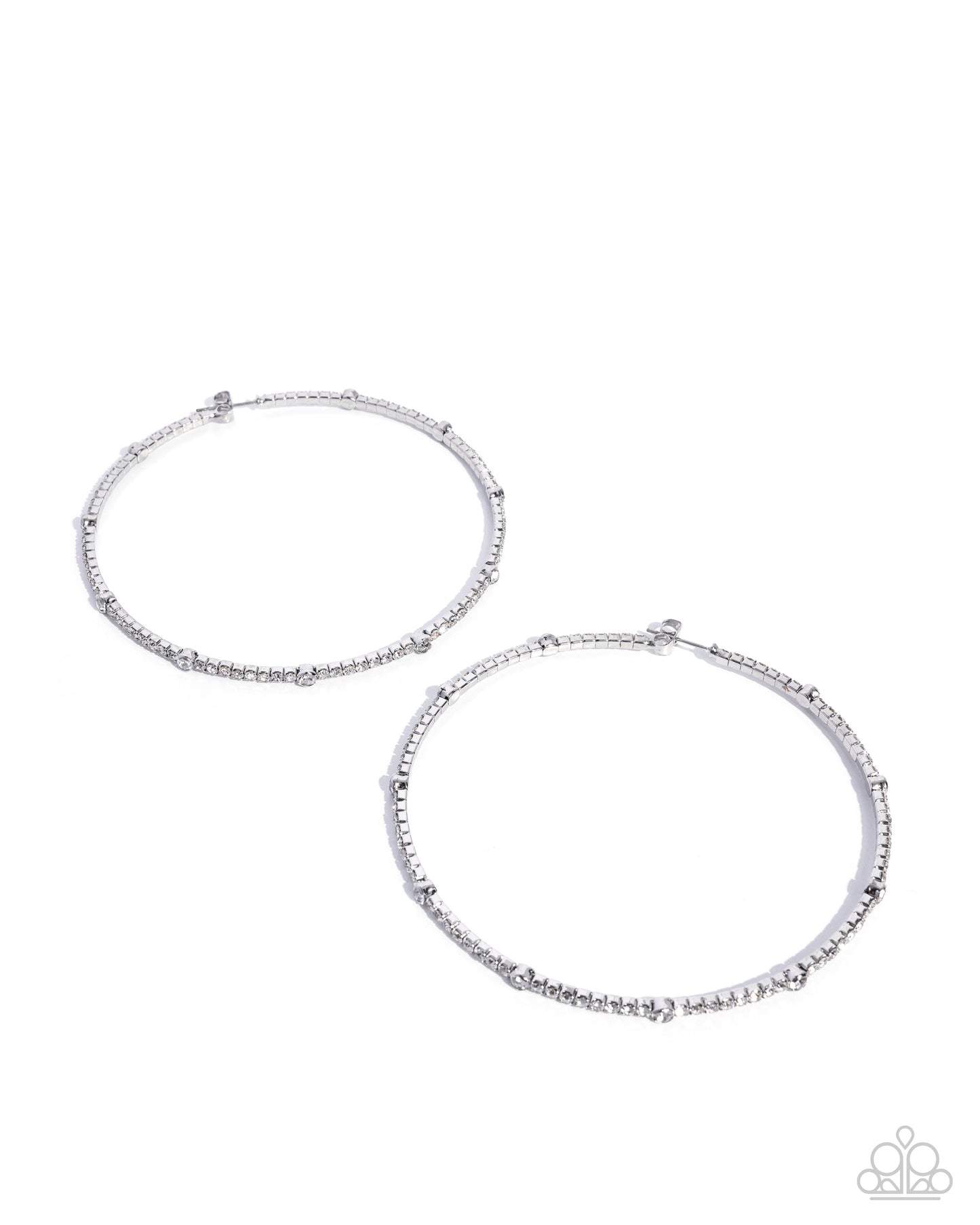 Sensational Squares - White Earring