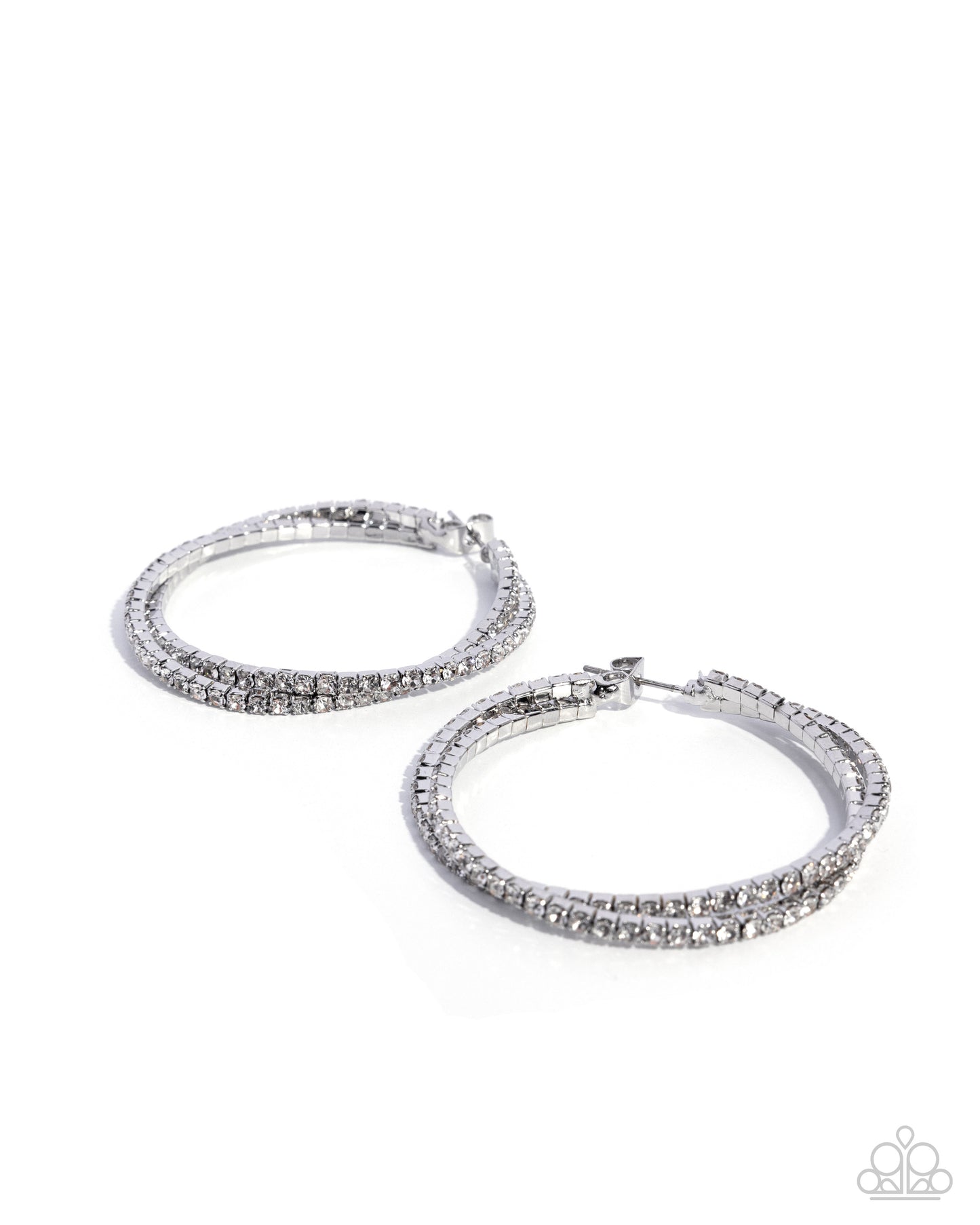 Shopping for Sparkle - White Earring