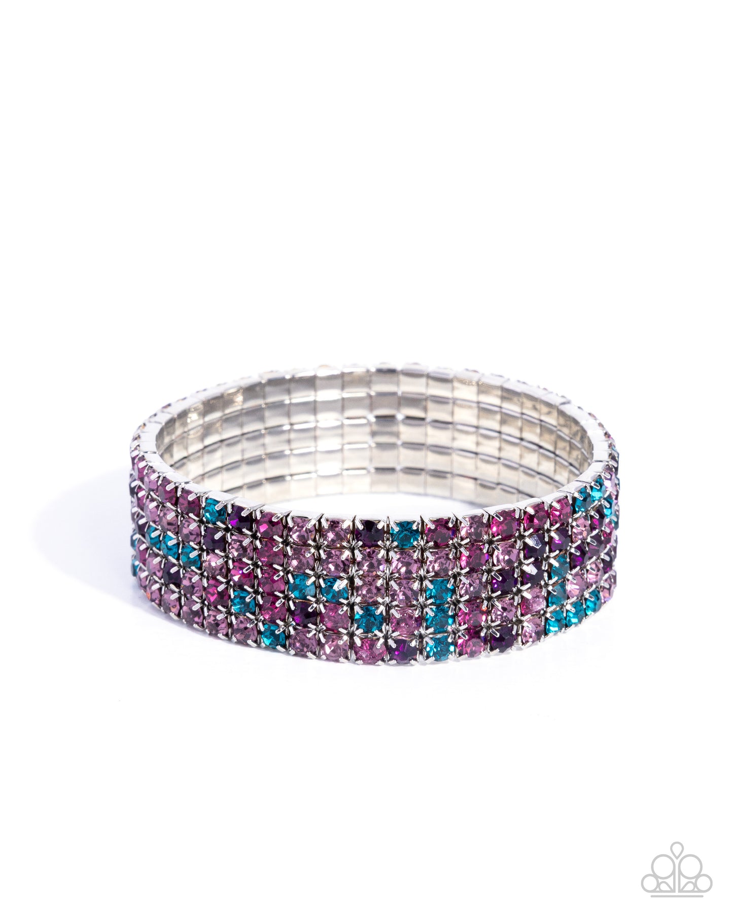 Shimmery Sequence - Purple Bracelet