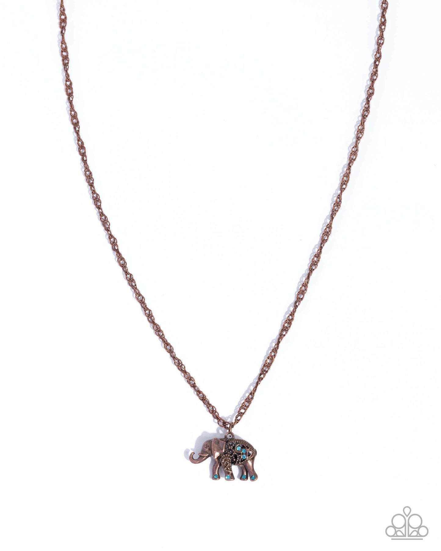 Elephant Enthusiast - Copper Necklace