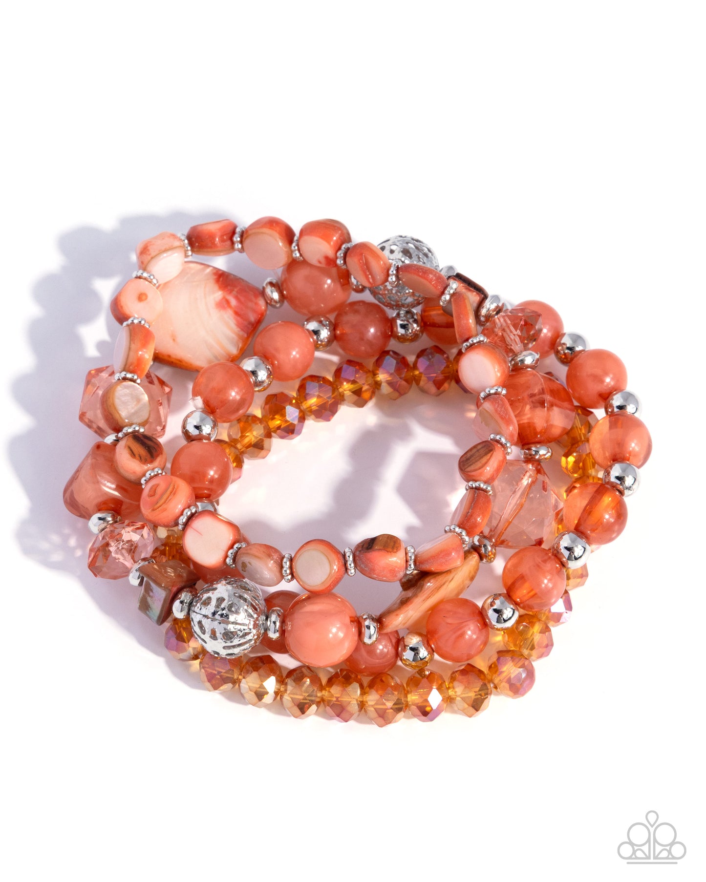 Thriving Tapestry - Orange Bracelet