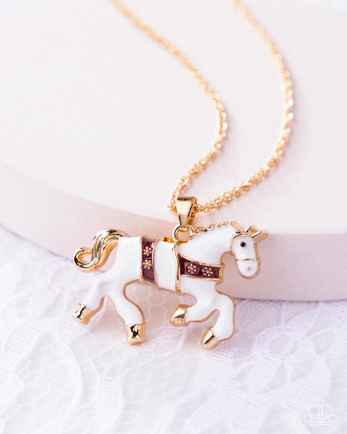 Sleigh Ride - Red Necklace