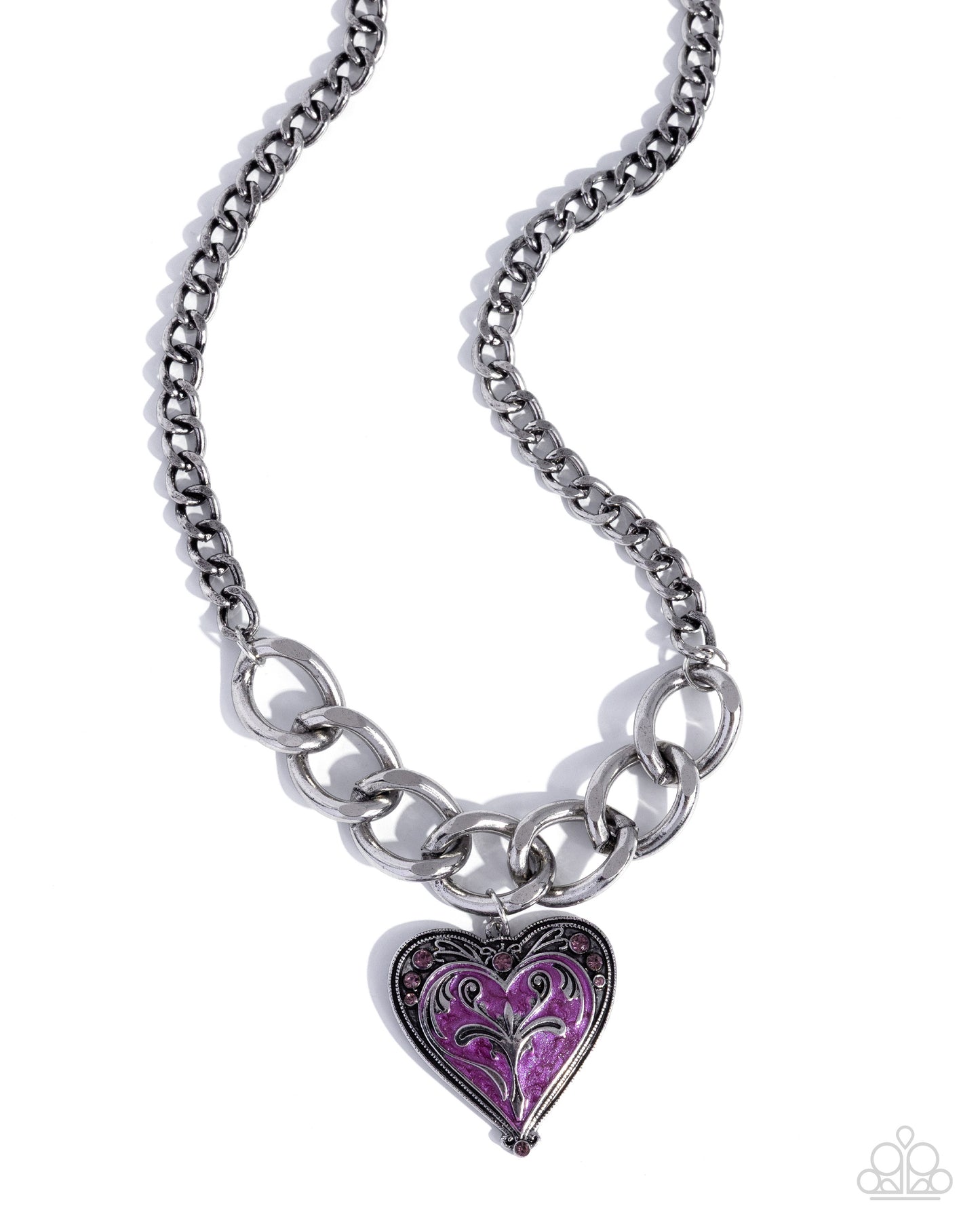 Smitten Scope - Purple Necklace