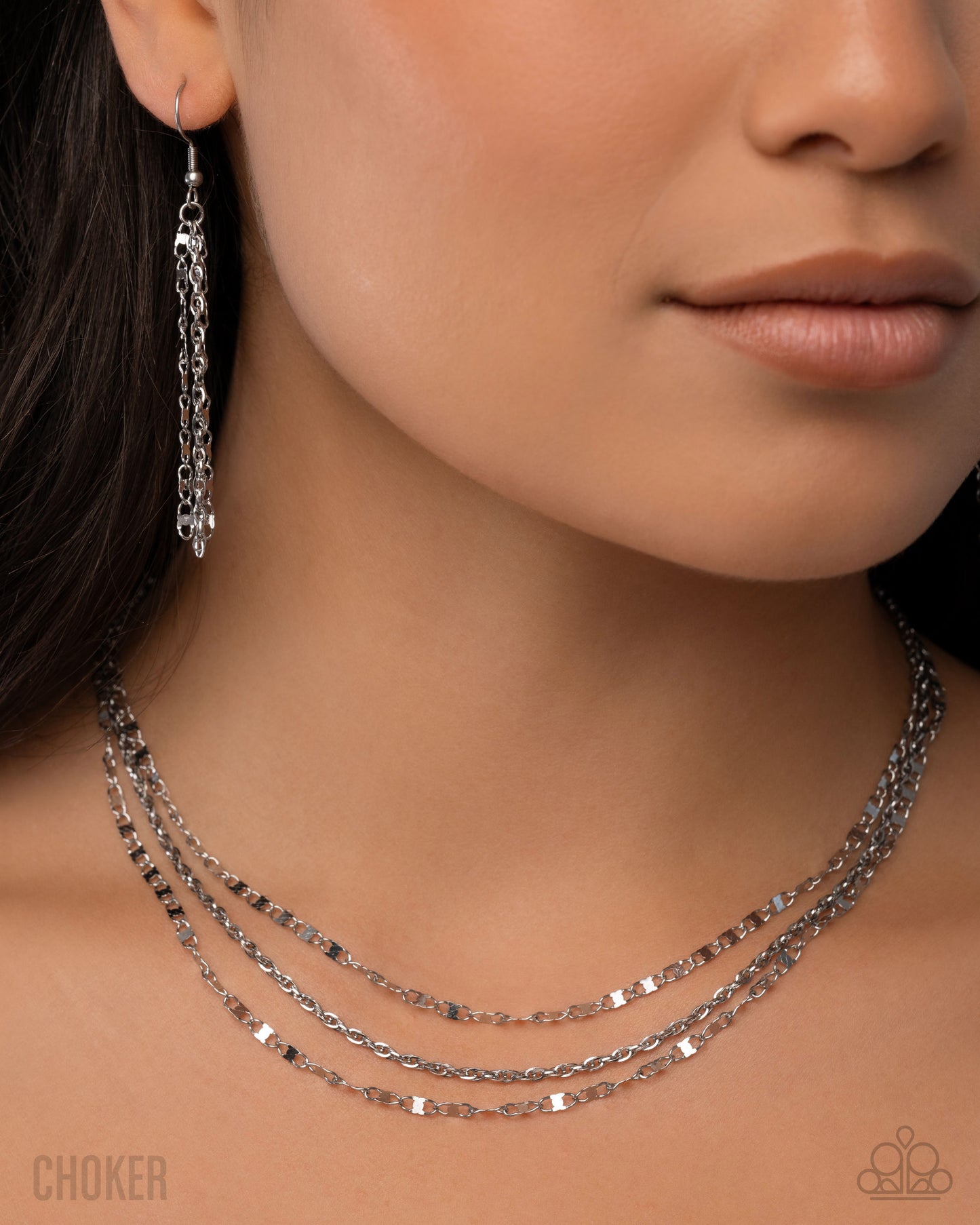 Layered Legend - Silver Necklace