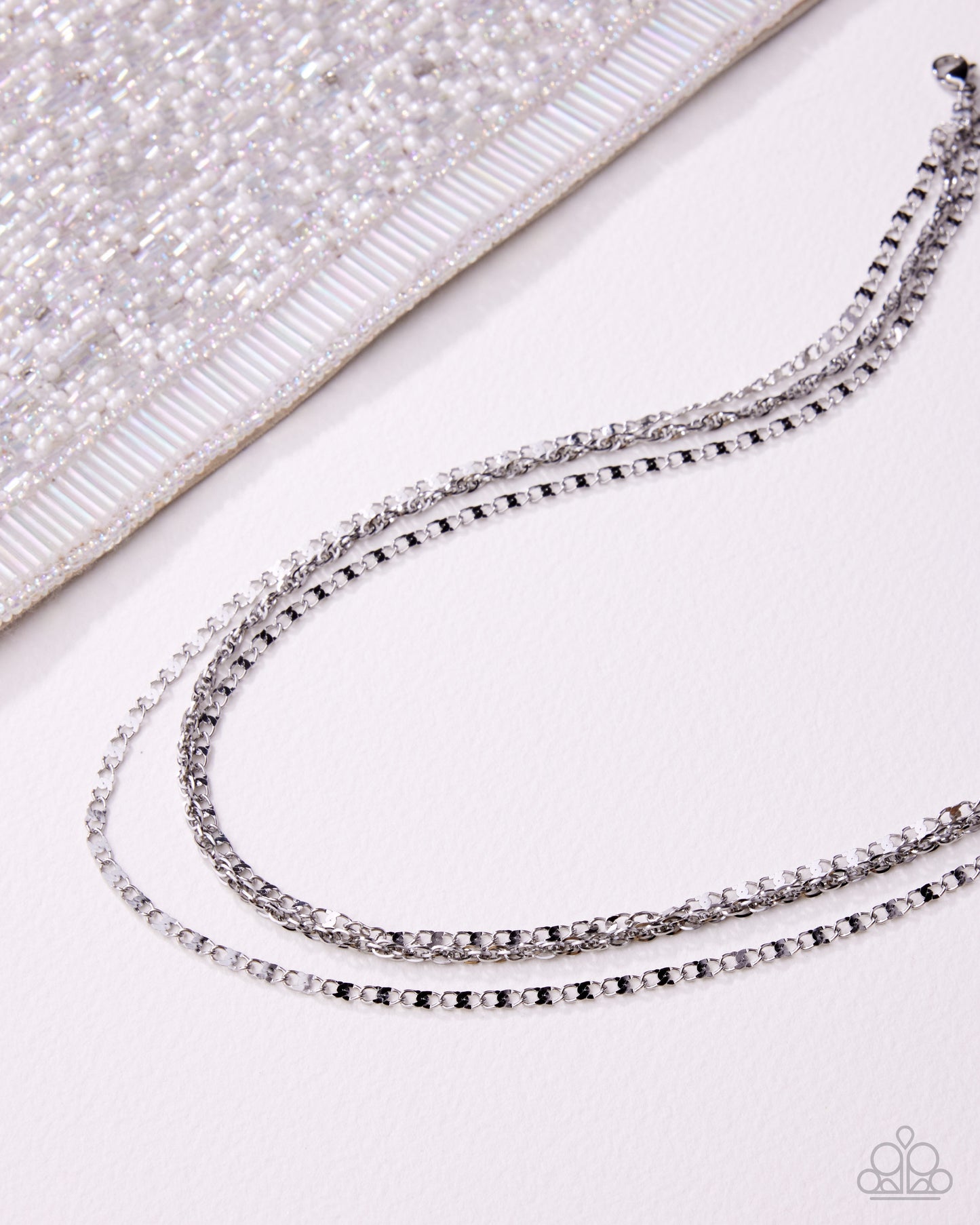 Layered Legend - Silver Necklace
