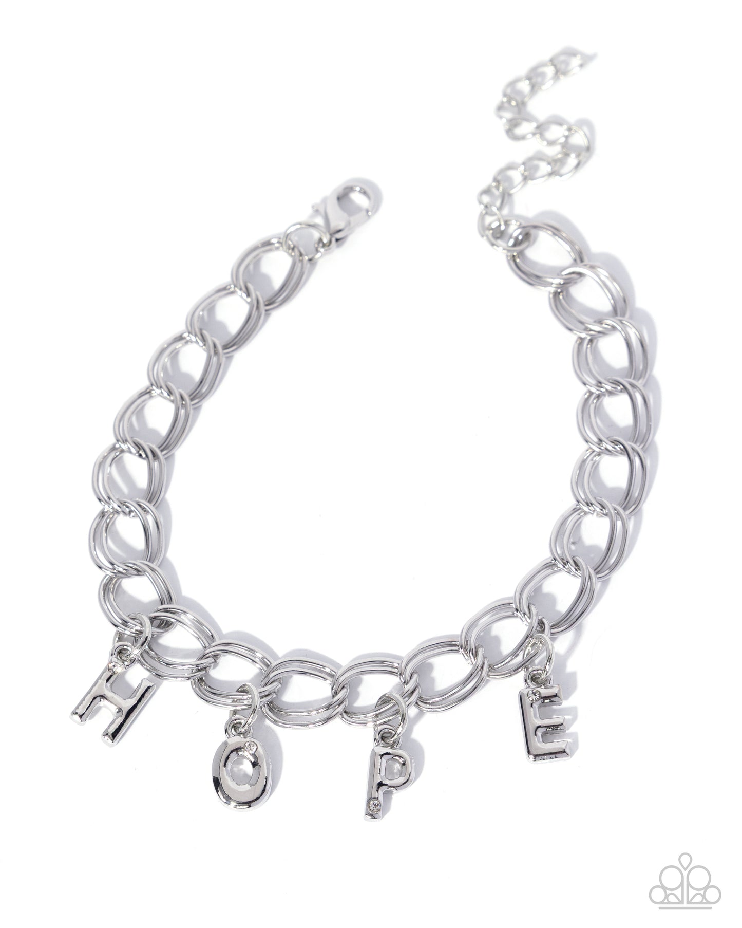 Hopeful Hero - White Bracelet