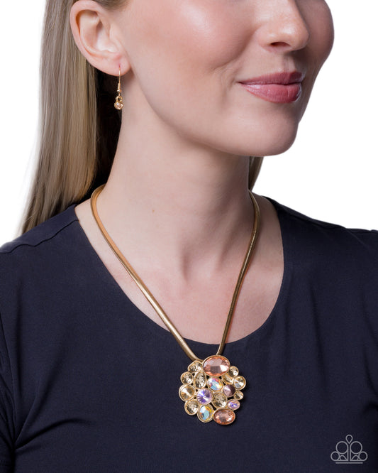 Scattered Staple - Gold Necklace