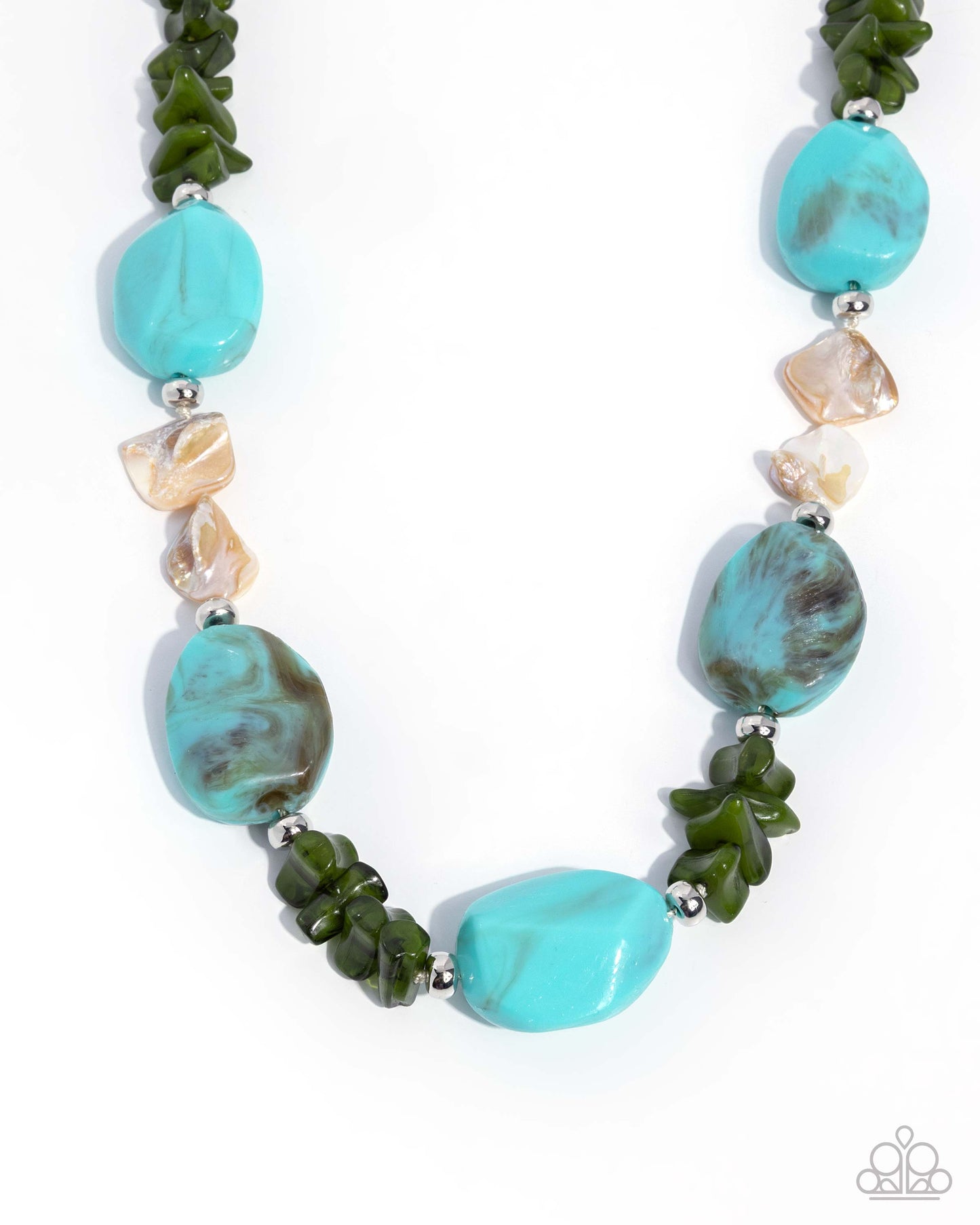 Coastal Cha Cha - Blue Necklace