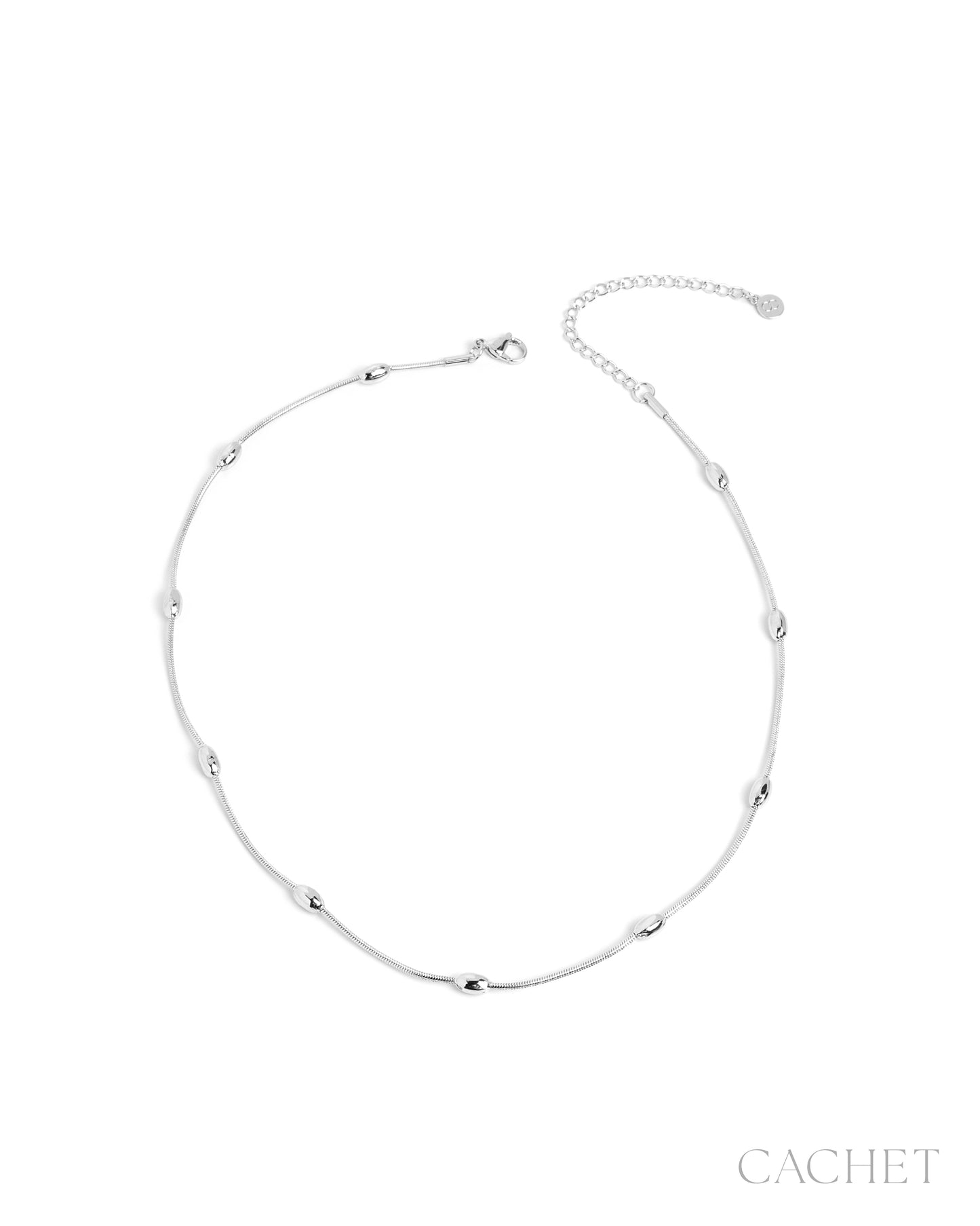 Exceptionnelle - Rhodium Necklace