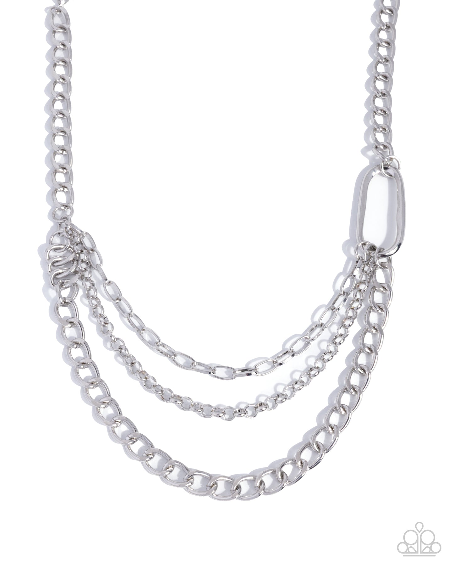 Reflective Renegade - Silver Necklace