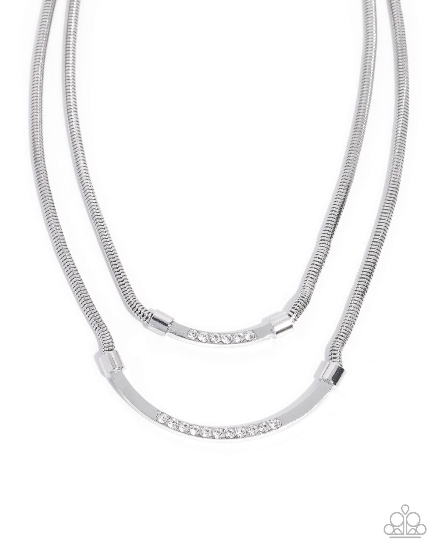 Radiant Ratio - White Necklace