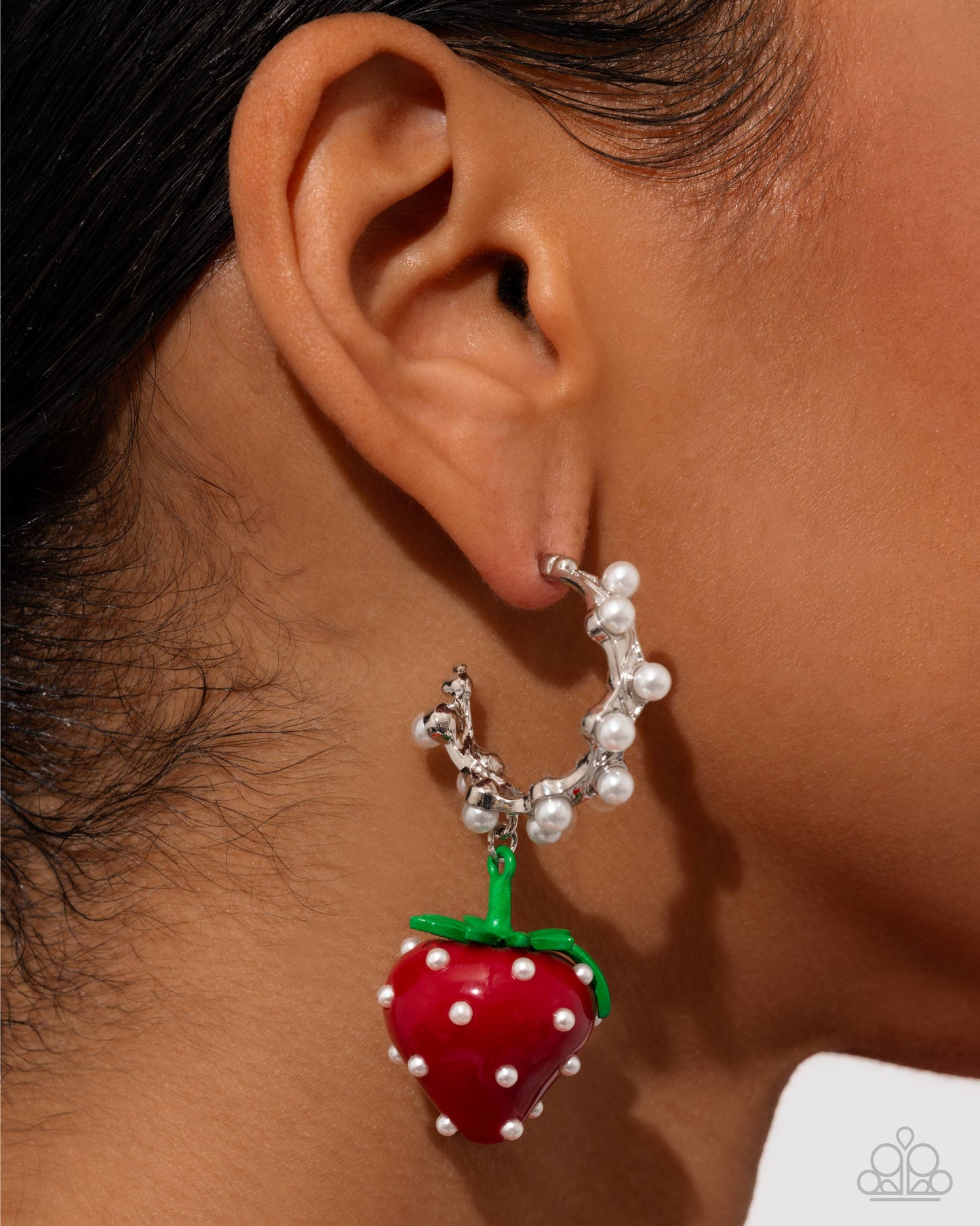 Strawberry Picnic - Red Earring