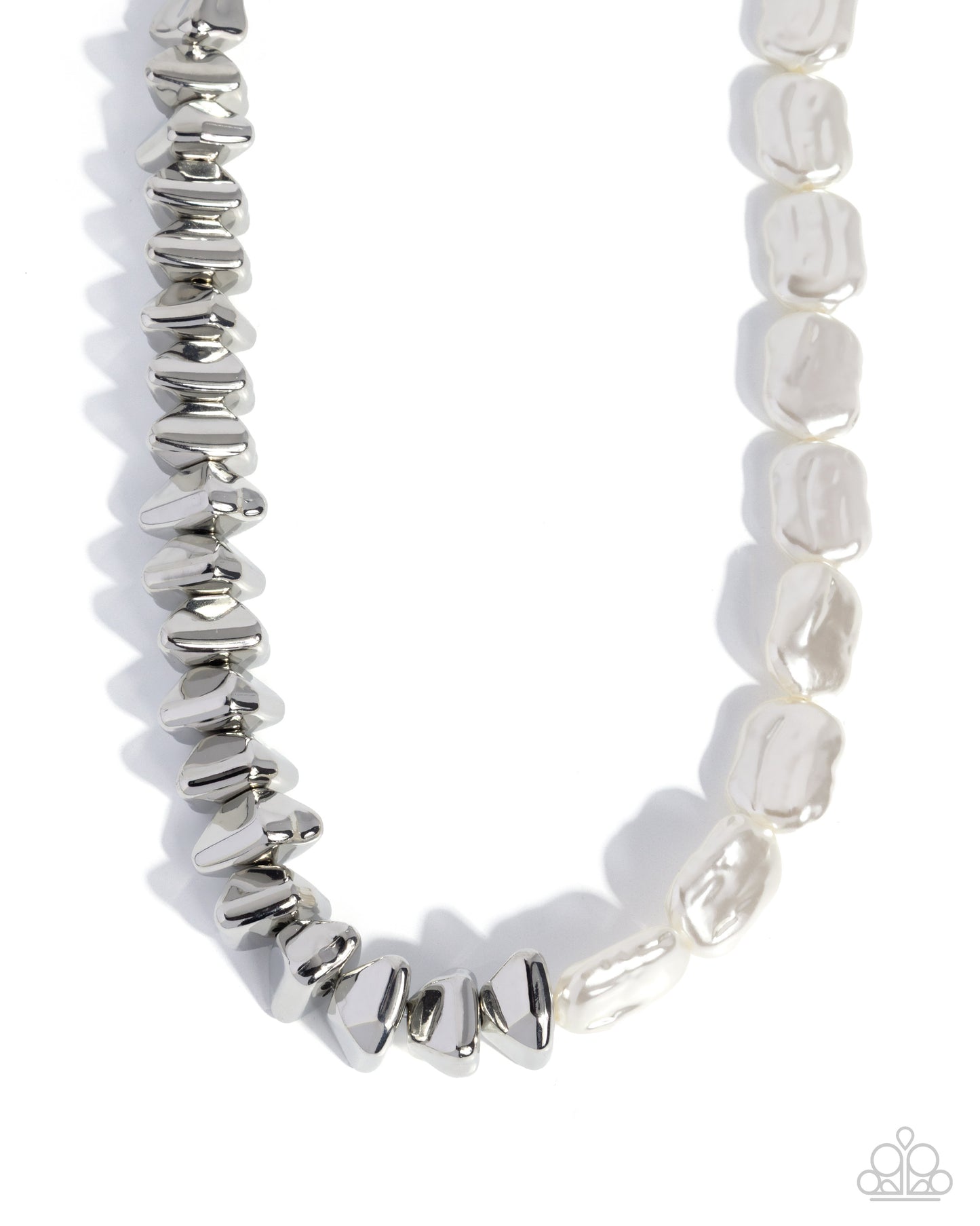 Picturesque Polish - White Necklace