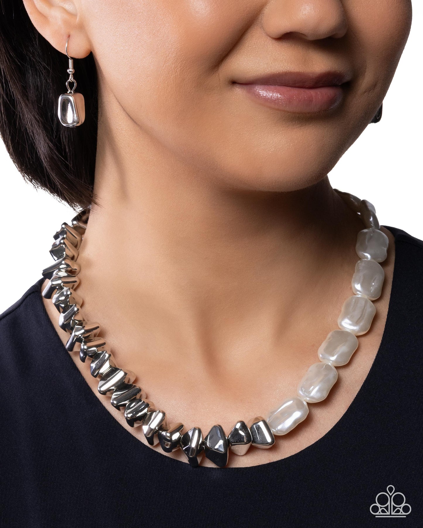 Picturesque Polish - White Necklace