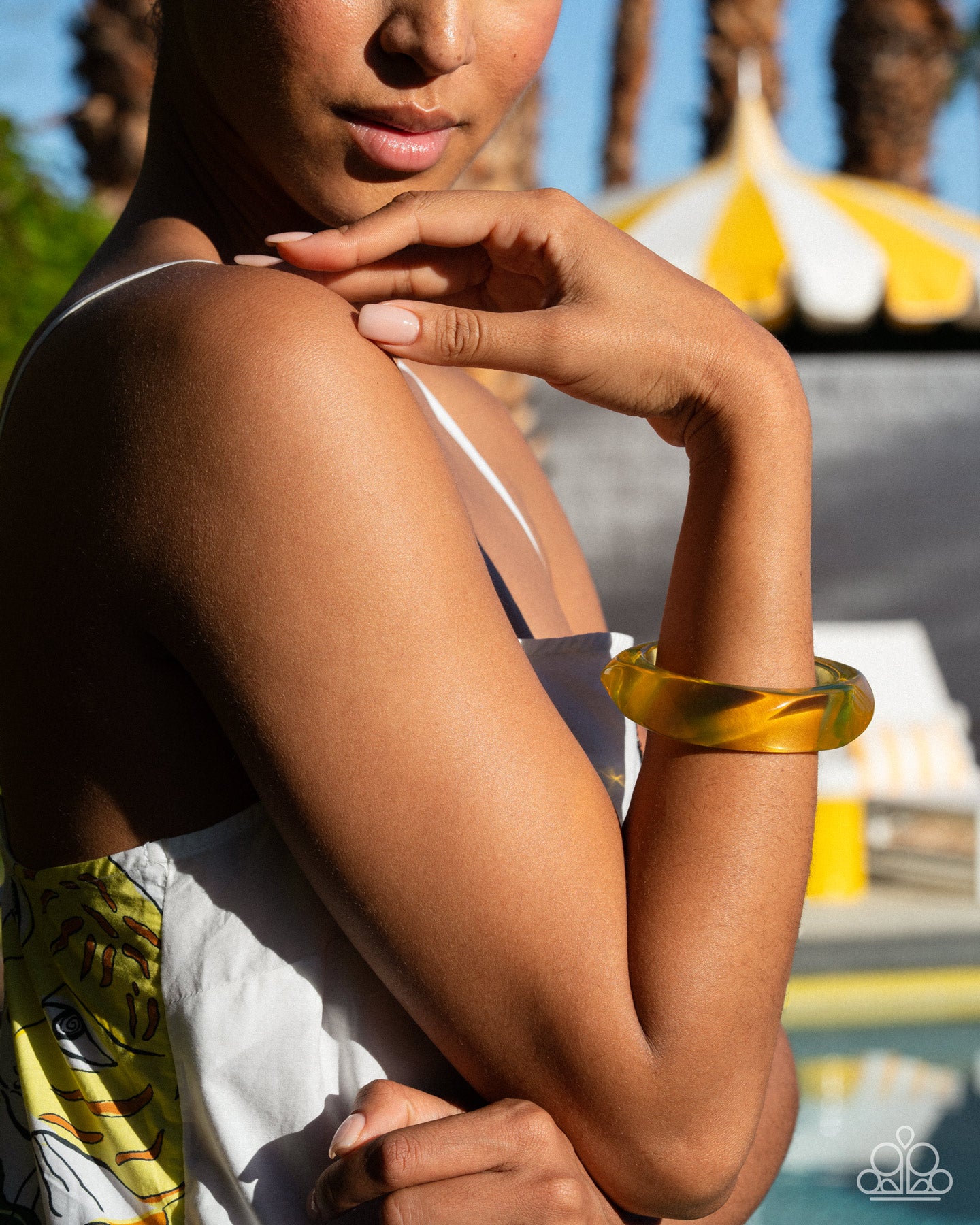 Affixed Allegro - Yellow Bracelet