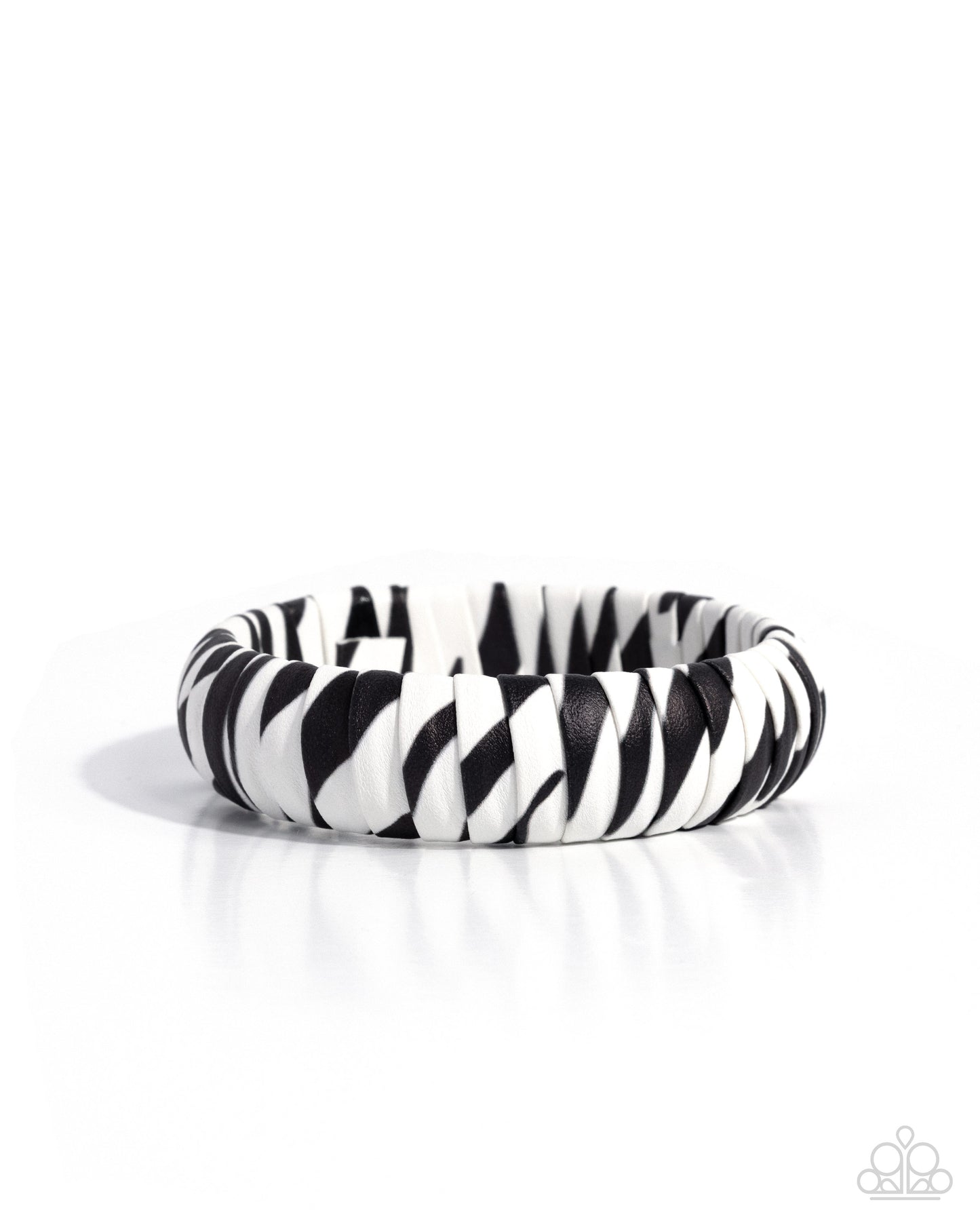 Printed Pattern - Black Bracelet