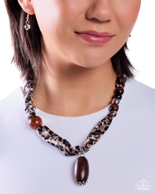 Wildlife Wardrobe - Brown Necklace