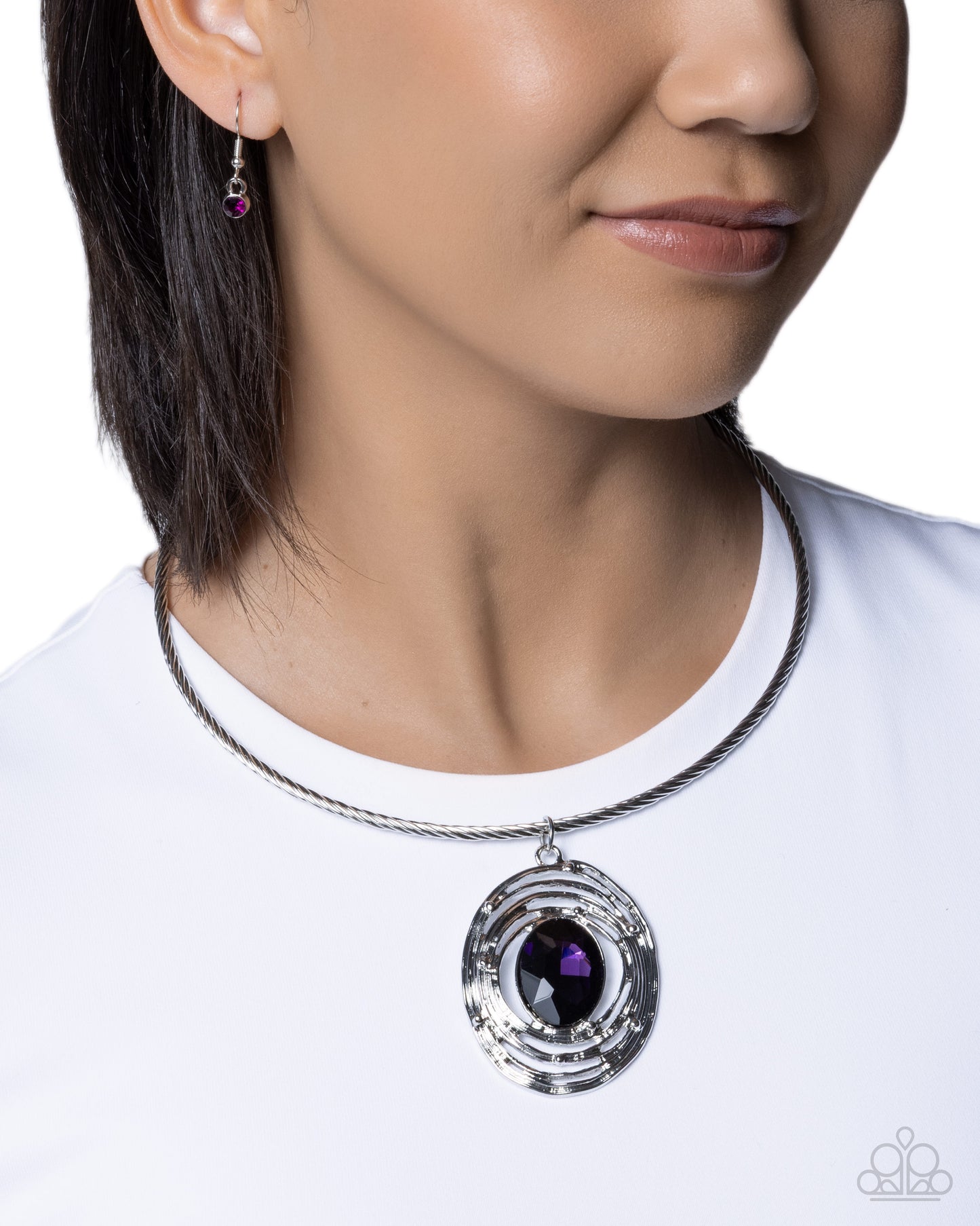 Fashionable Find - Purple Necklace