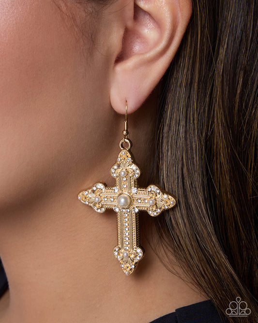 Celestial Certainty - Gold Earring