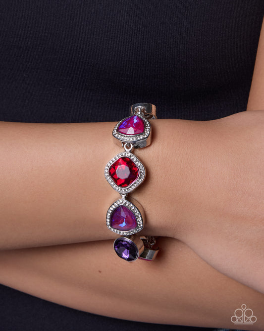 Worldwide Sparkle - Purple Bracelet