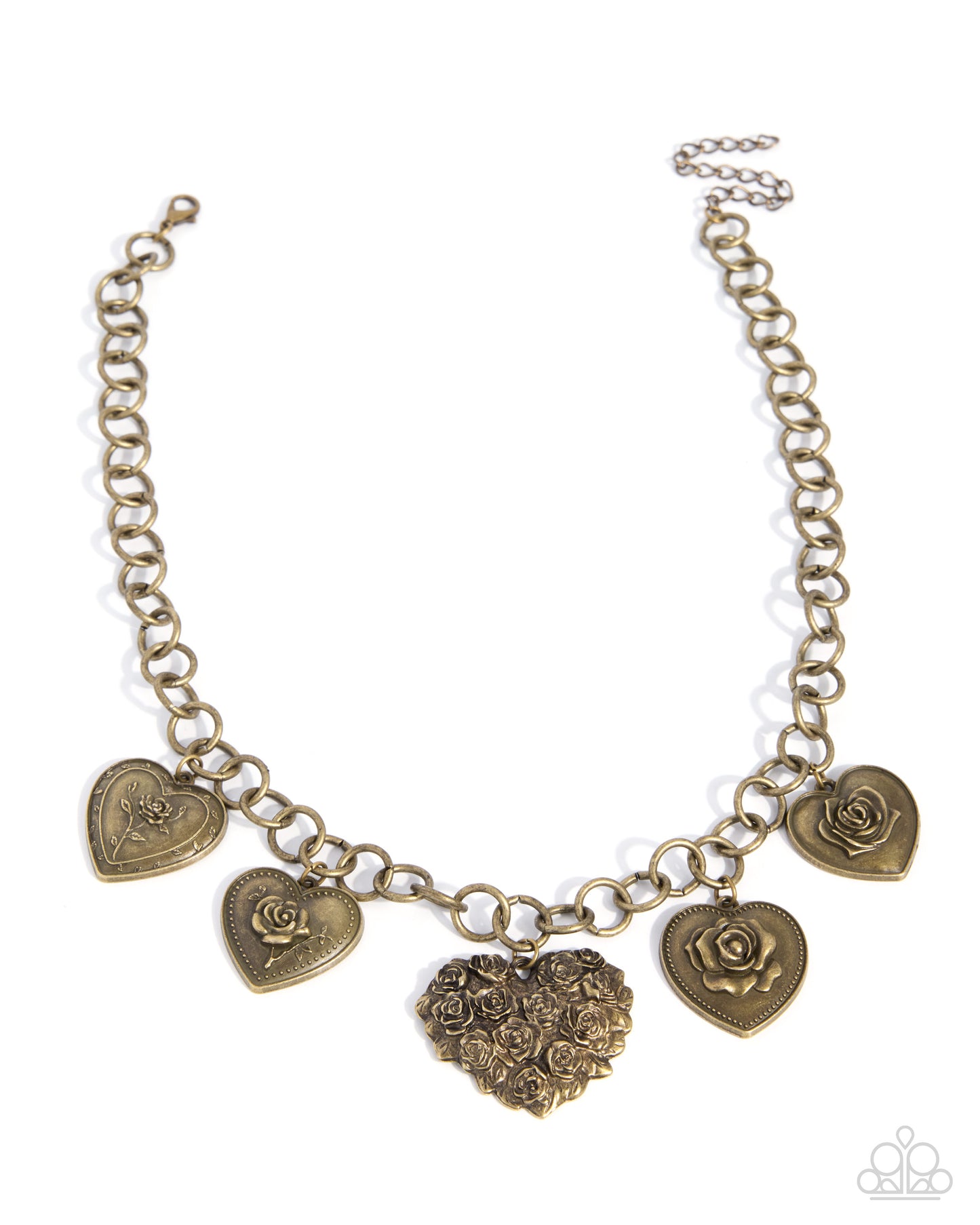 Chic Conclusion - Brass Necklace & Bracelet Set