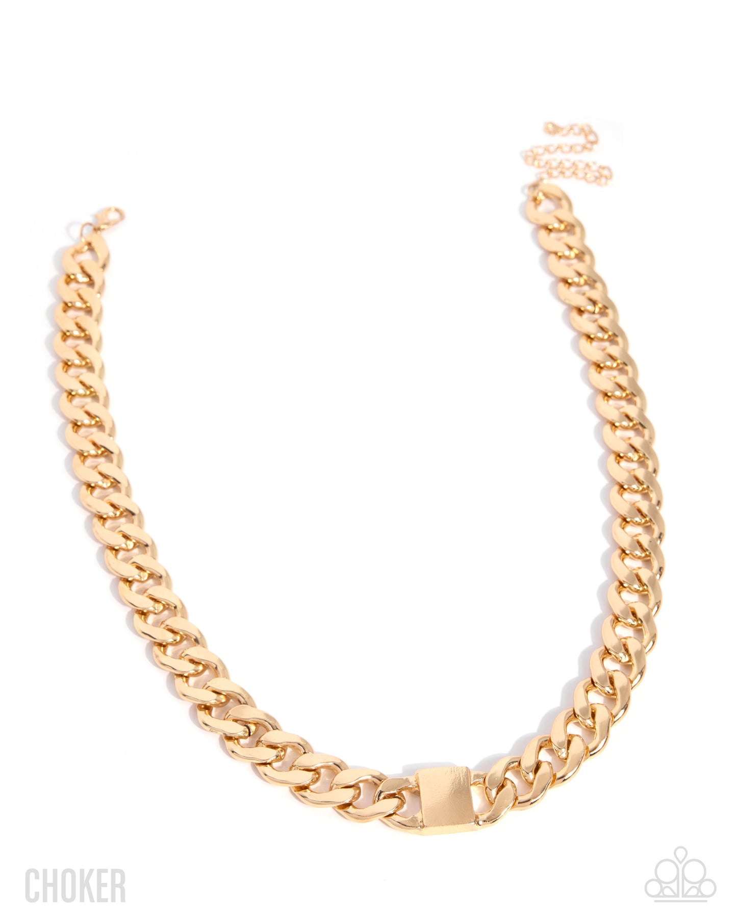 Rebellious Reaction - Gold Necklace