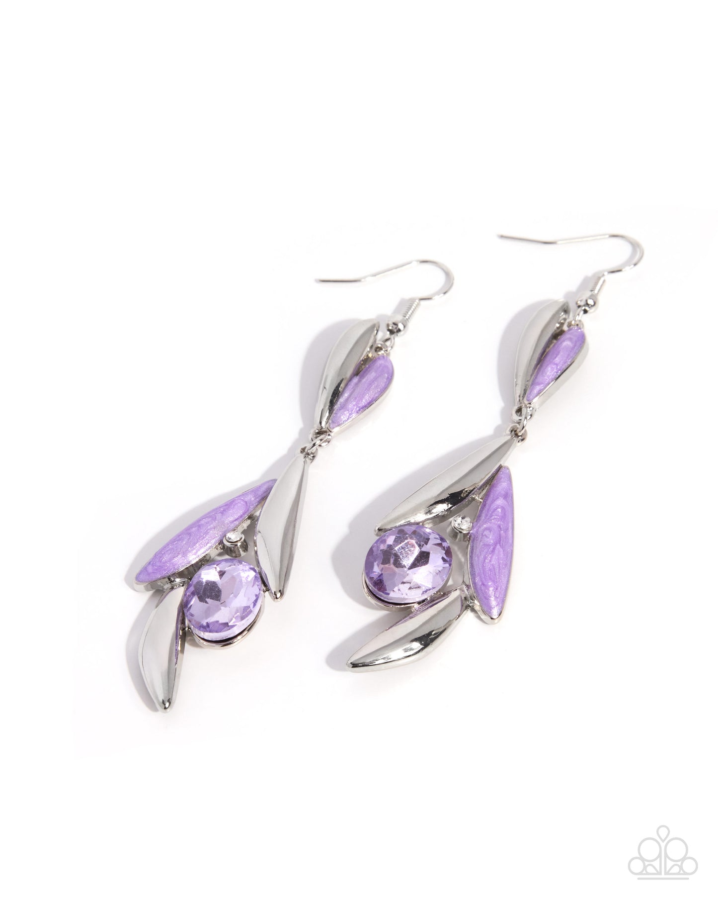 Dramatic Debate - Purple Earring