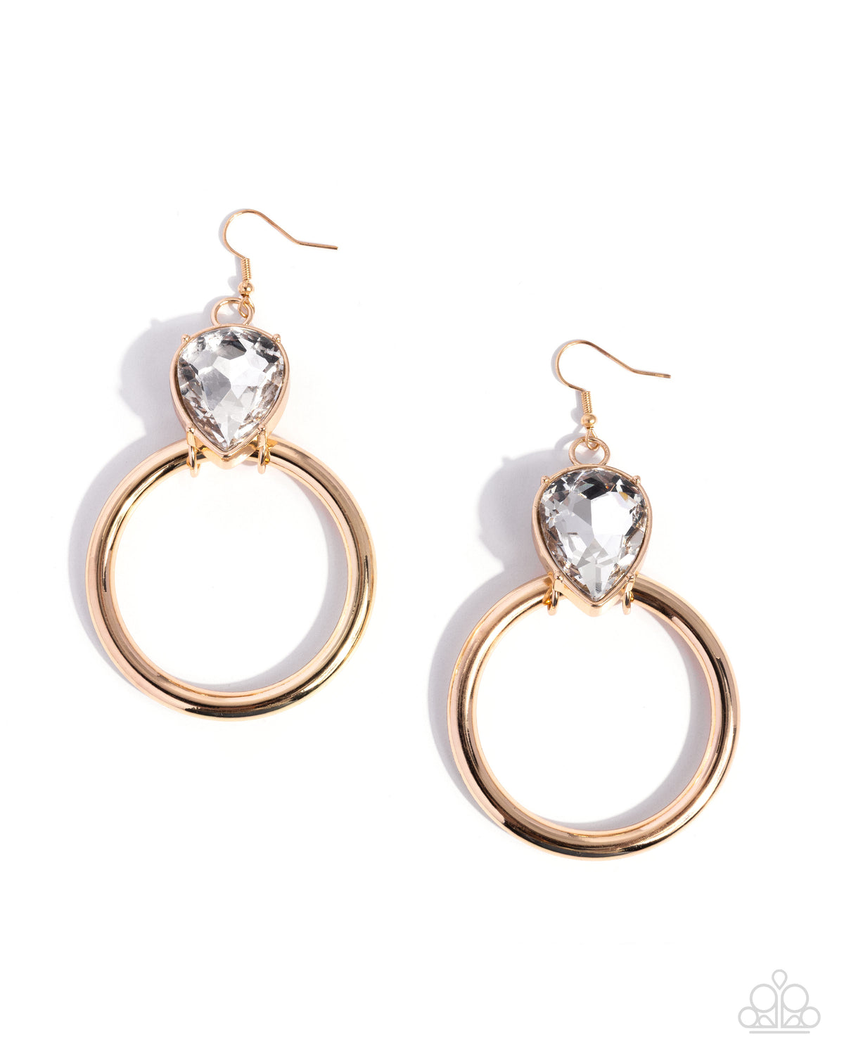 Enjoyable Elegance - White Earring