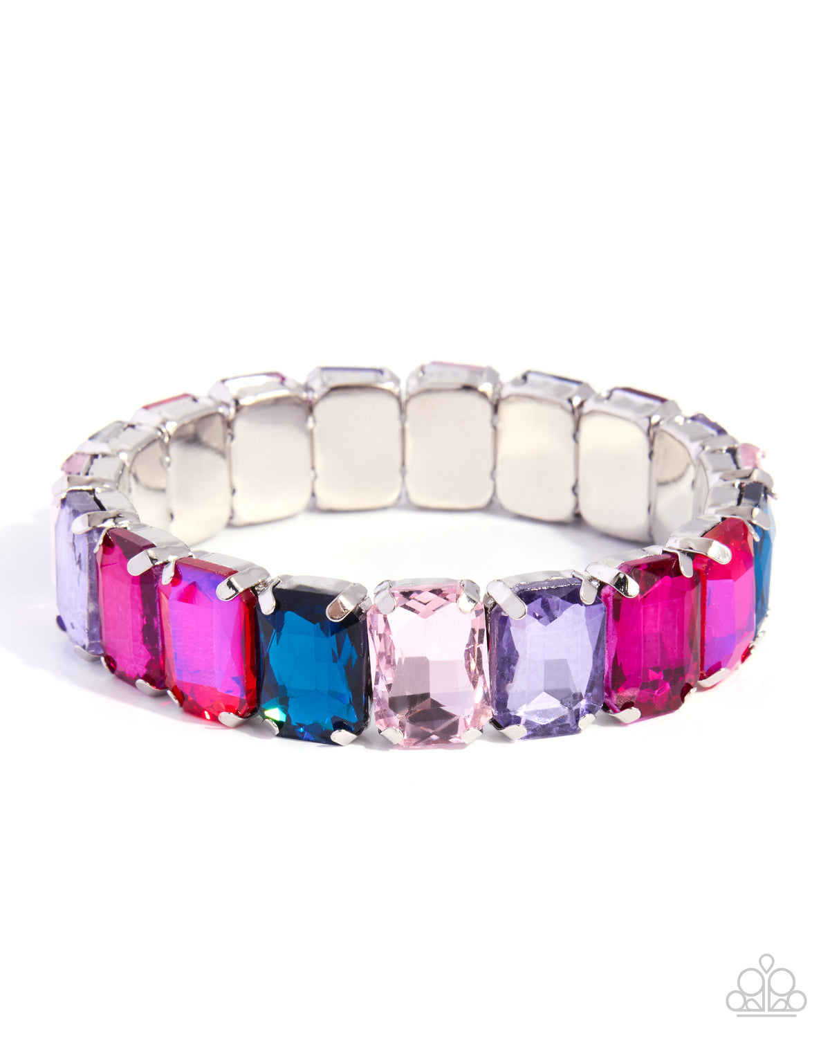 Shimmery Sorting - Pink Bracelet