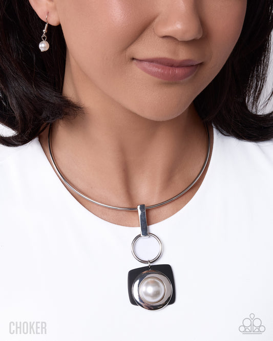 Elegant Entrance - Black Necklace