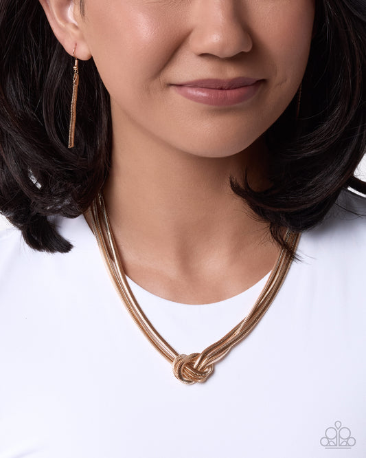 Knotted Kudos - Gold Necklace