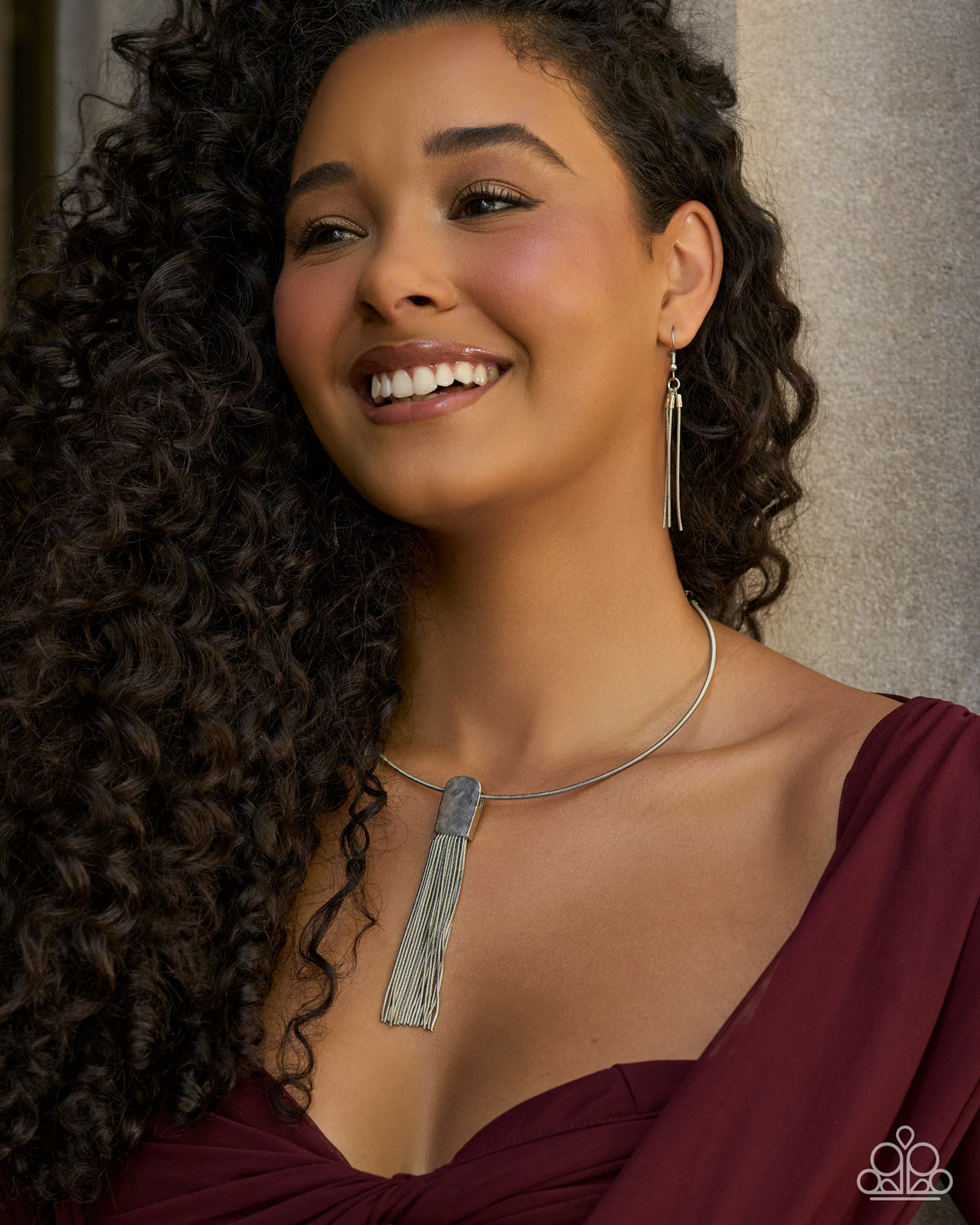 Tassel Tremolo - Silver Necklace