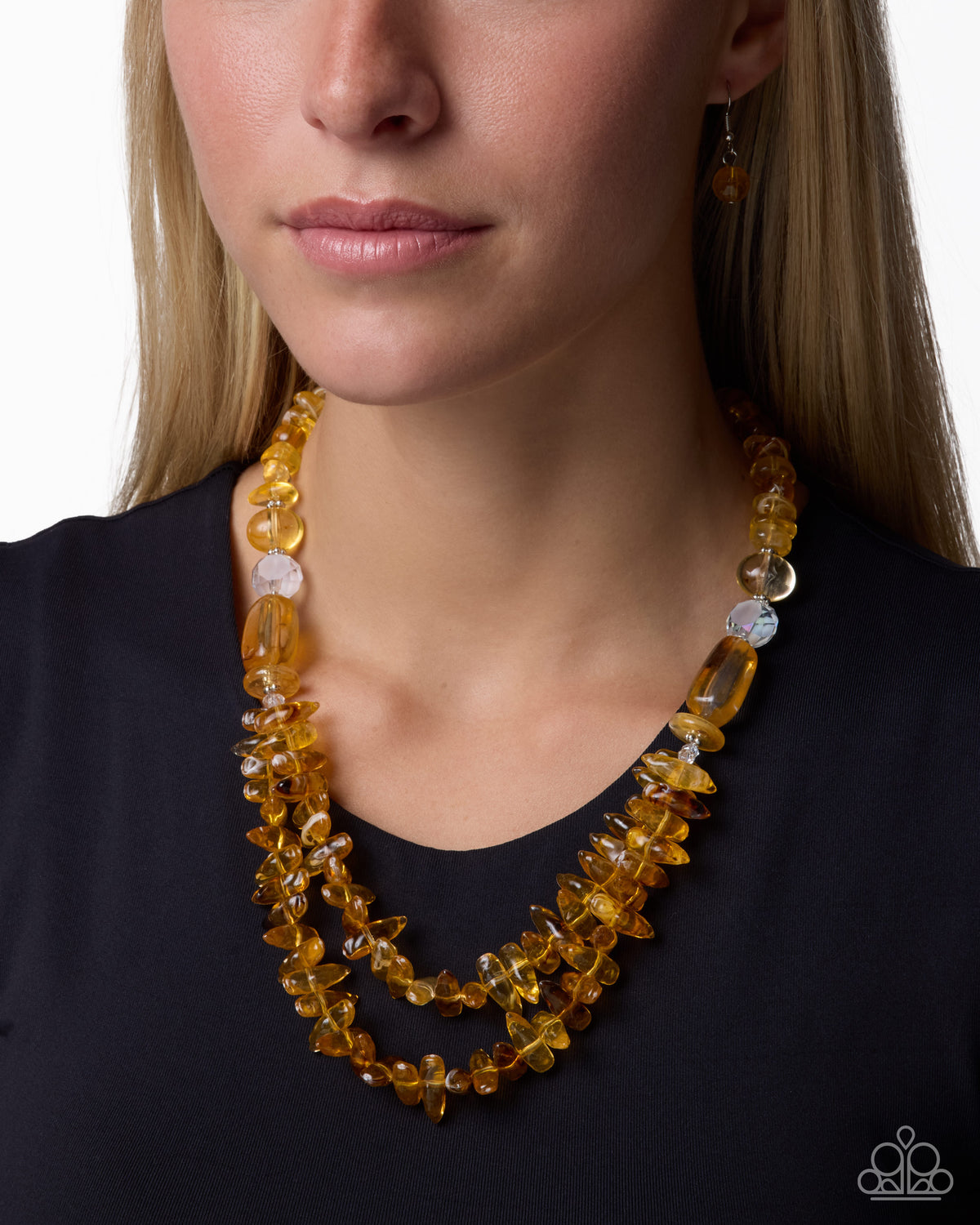 Serene Scale - Yellow Necklace