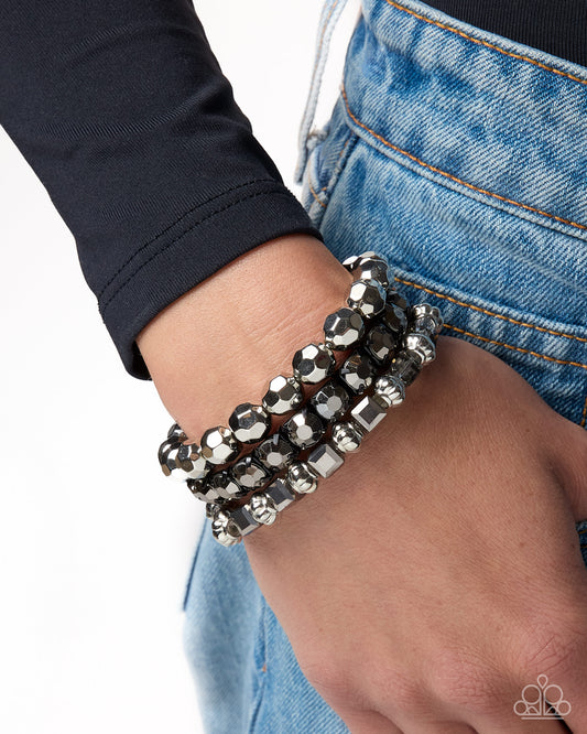 Defaced Delivery - Silver Bracelet