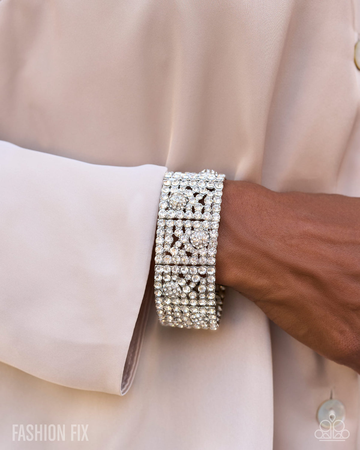 Downtown Drive - White Bracelet