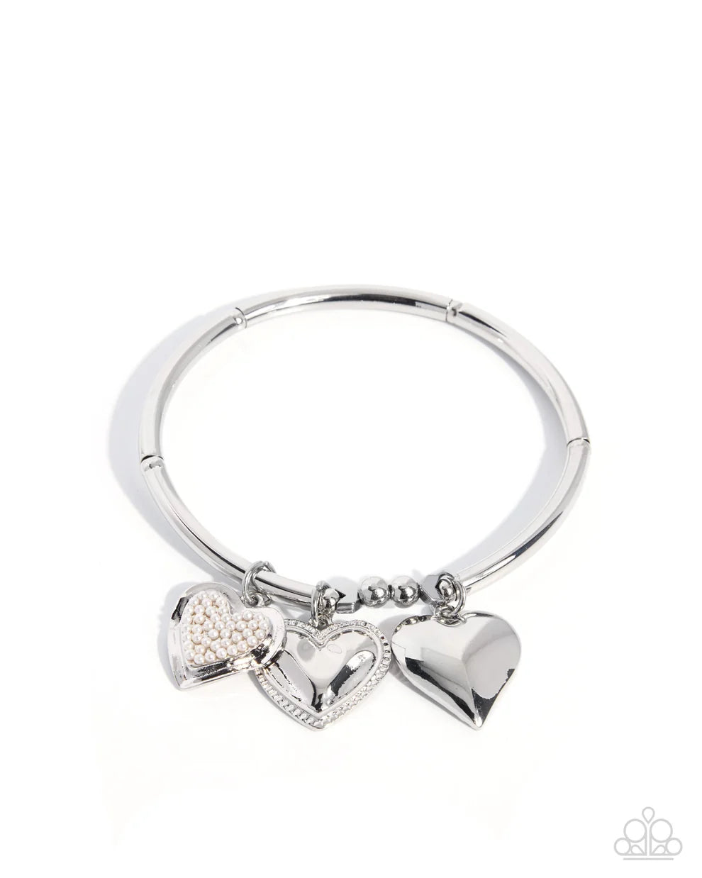 Fashionable Family - White Bracelet