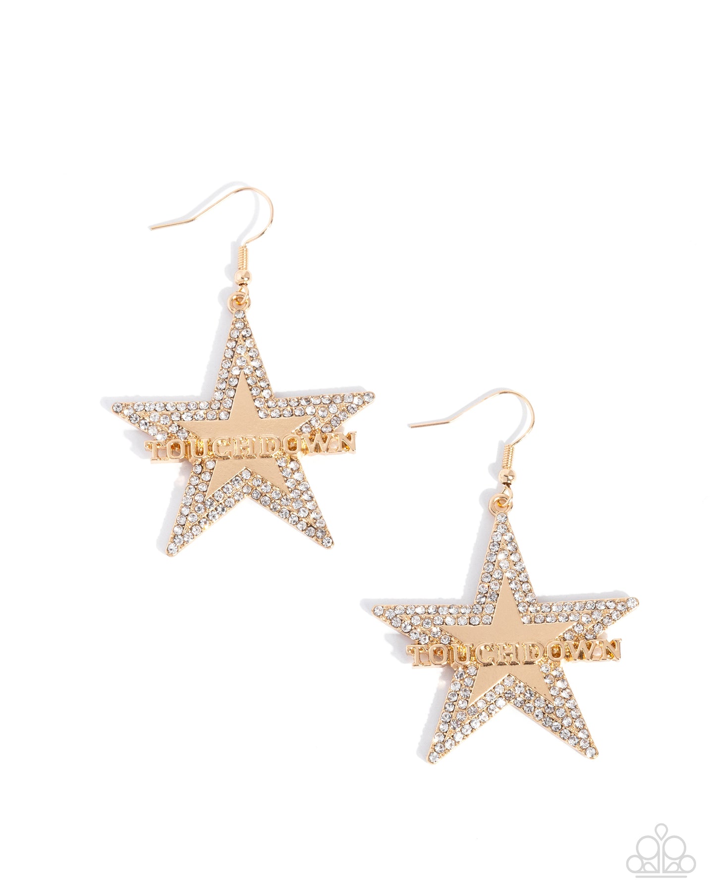 Touchdown Tribute - Gold Earring