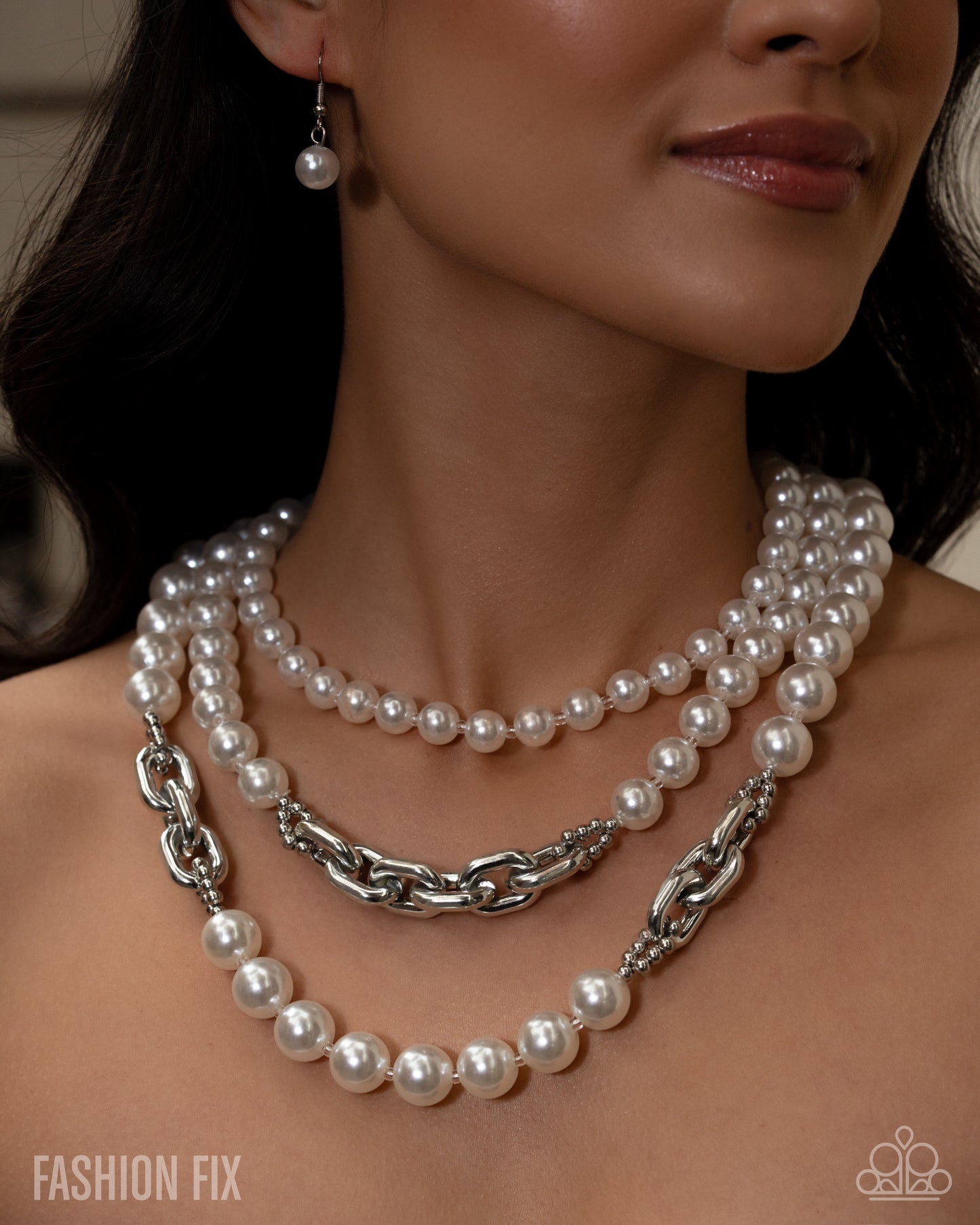 Cheeky Class - White Necklace