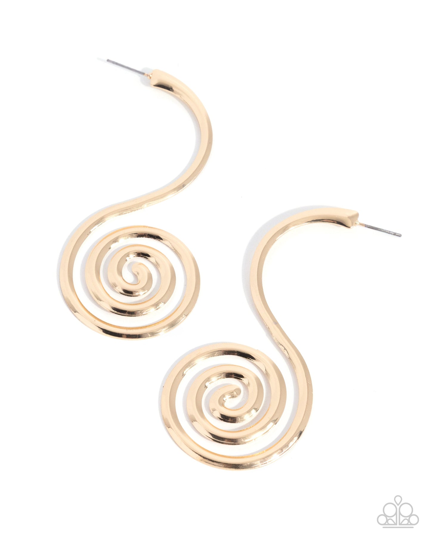 Spiral Showcase - Gold Earring