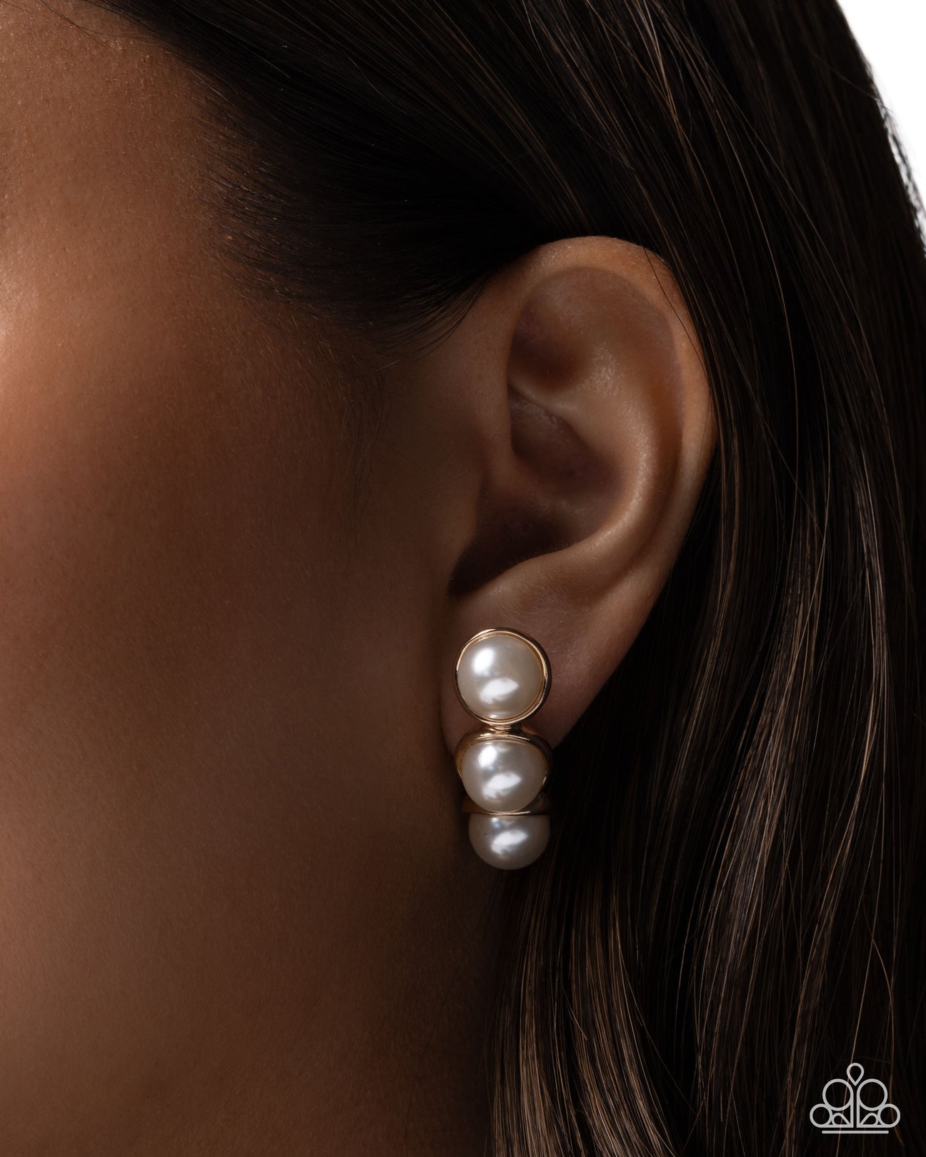 Classy Cinderella - Gold Earrings