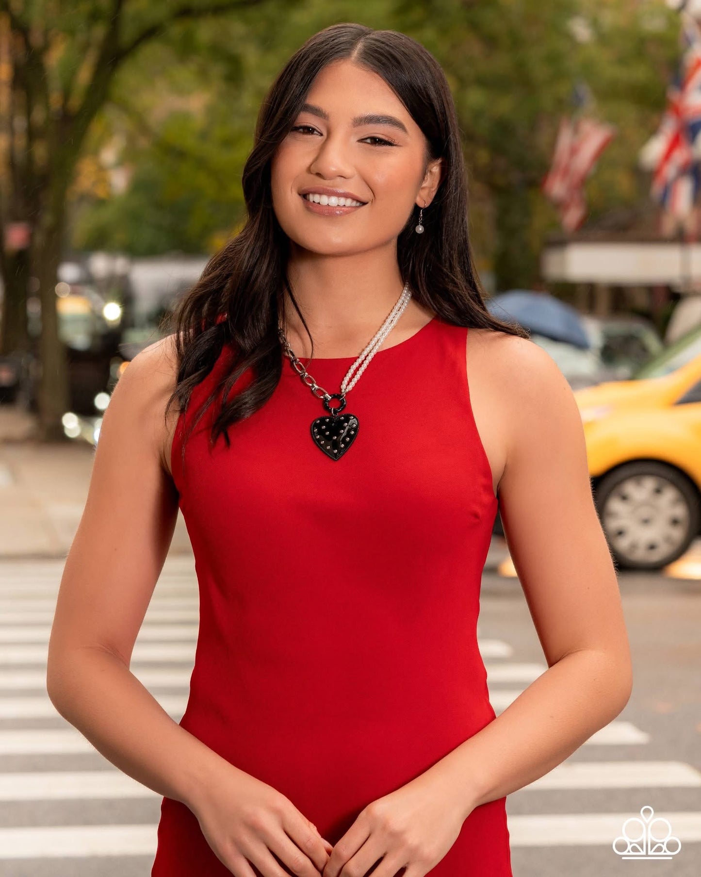 Mismatched Merger - Black Necklace