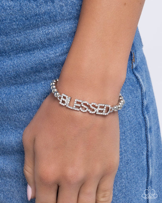 Blessed Bounty - White Bracelet