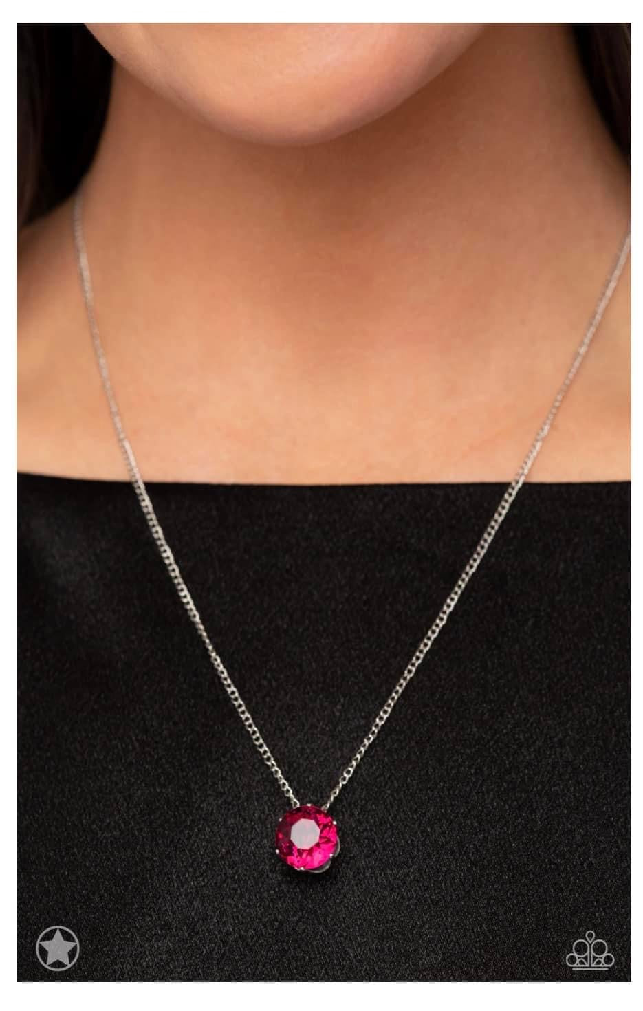 What A Gem - Pink Necklace