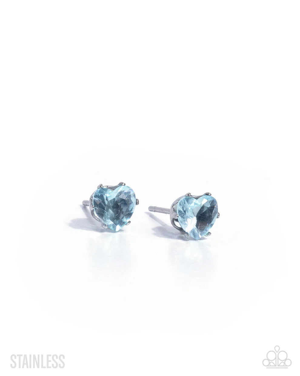 Simple Sweetheart - Blue Earring